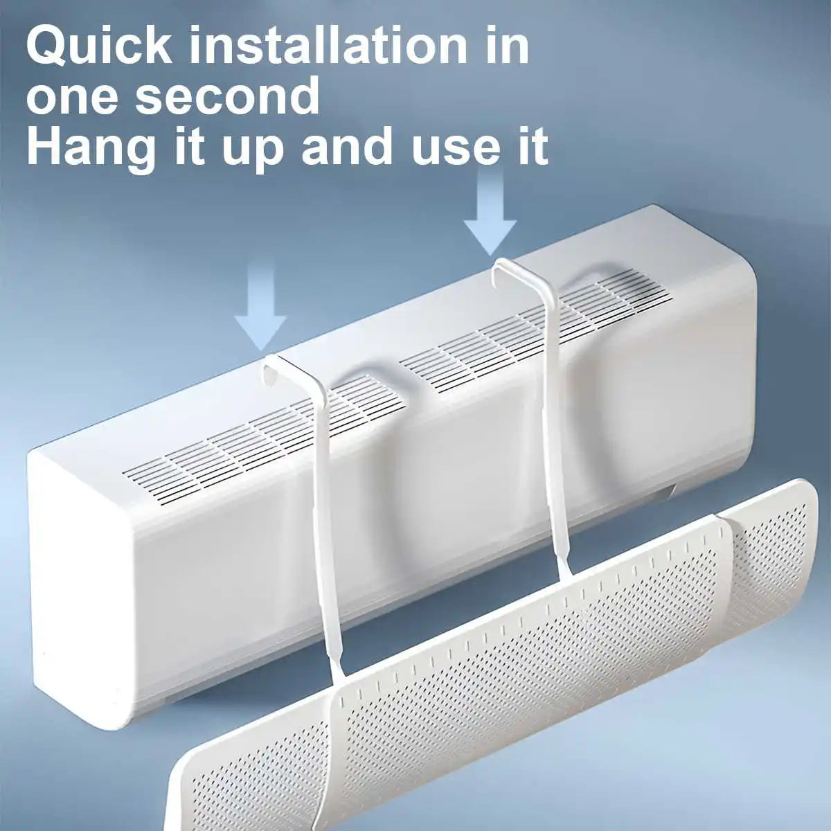 View details for Anti-Direct Blowing Air Conditioning Wind Deflector Wall-Mounted Outlet Baffle Hanging Conditioning Guide Cover Anti-Direct Blowing Air Conditioning Wind Deflector Wall-Mounted Outlet Baffle Hanging Conditioning Guide Cover