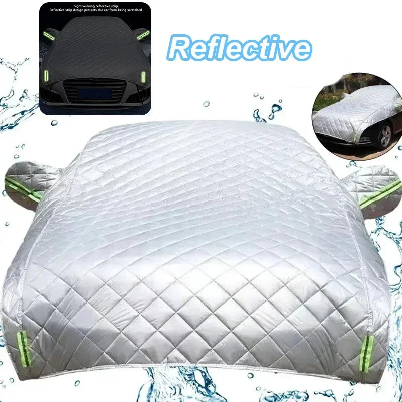 Reflective Waterproof Car Snow Cover Universal Sunshade Sun Shade for Snowproof Anti Scratch Windshield Silver-coated Protector Magic Electronics Sd8871c94b37747428f51df09c8924d62W
