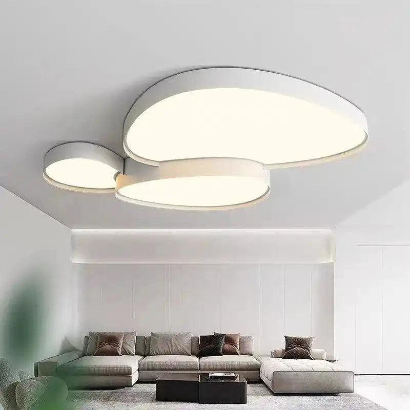 Modern Living Room LED Ceiling Lights Nordic Home Decor Indoor Bedroom Lamp Black White AC 90-260V Ceiling Chandeliers Lighting - Magic Electronics