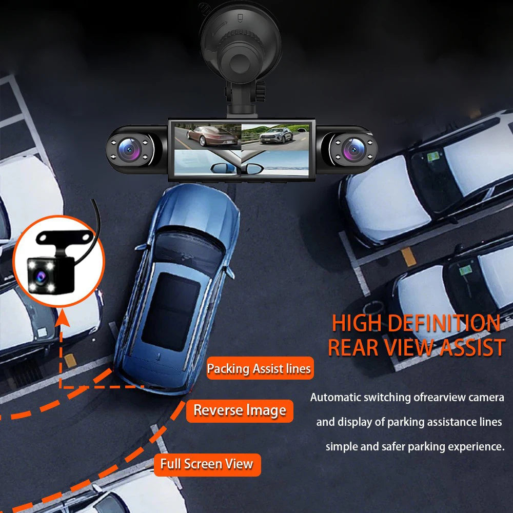 4 Channel Dash Cam 360° Car Video Recorder Black Box with Night Vision 24/7 Parking Monitor G-Sensor Loop Recording auto parts Magic Electronics Sd9e06484aadf473cbbd2ff11518781ac0