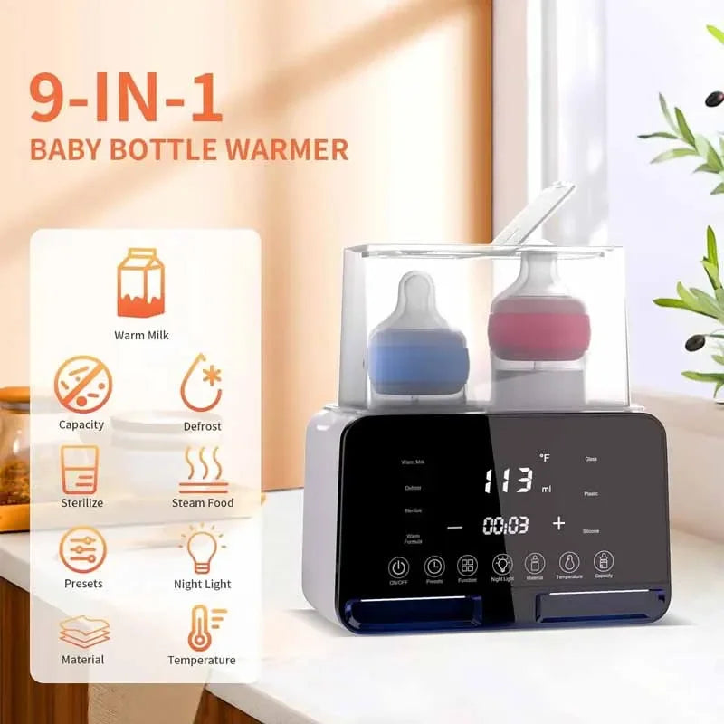 Baby Bottle Warmer Multifunction Sterilizer Accurate Temperature Control Fast Milk Bottle Warmers with Timer Newborn Accessories Magic Electronics Sda4bee6c19d74190845d2094eef485ef9