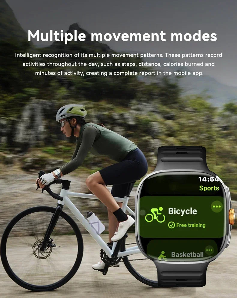 New M99 5G Cellular Version Smartwatch 2.4inch Amoled Larger Screen Android Smart Watch With Rotary Camera Sim Card Slot WIFI - Magic Electronics