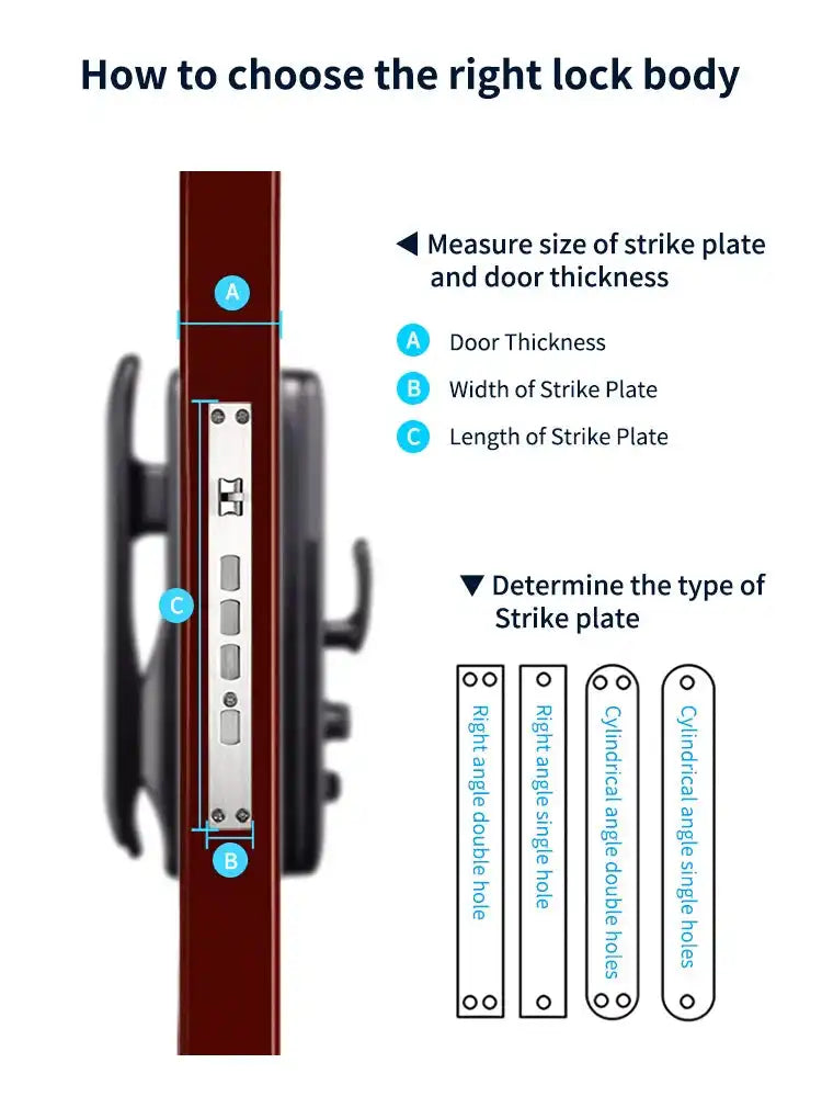 3D Face Recognition Unlock Digital Door Lock With Camera FIngerprint Password Unlock Keyless Electronic Door Lock - Magic Electronics
