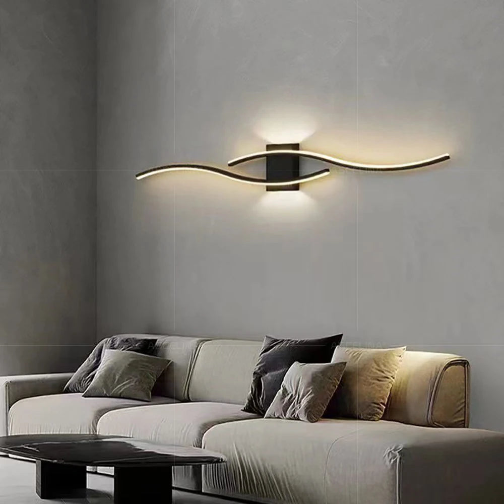 LED Wall Lamp Smart Remote Control Adjustable Color Temperature Brightness Bedroom Living Room Home Upper and Lower Led Lamps - Magic Electronics