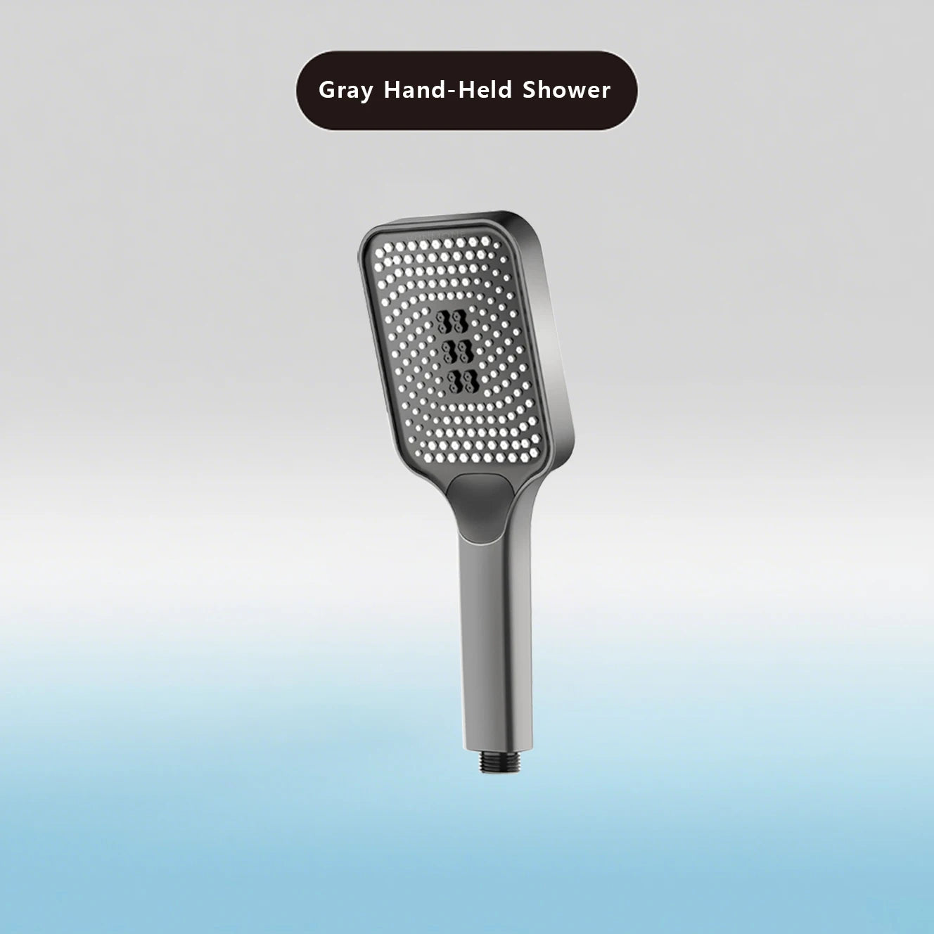 Large Flow High Pressure Shower Head Spray Bathroom Rain Shower Silicone Water-saving Nozzle Pressurization Handheld Accessories Gray Handheld Magic Electronics Sdc81a41651d946b8b3cbc757e8f399c0n Gray Handheld