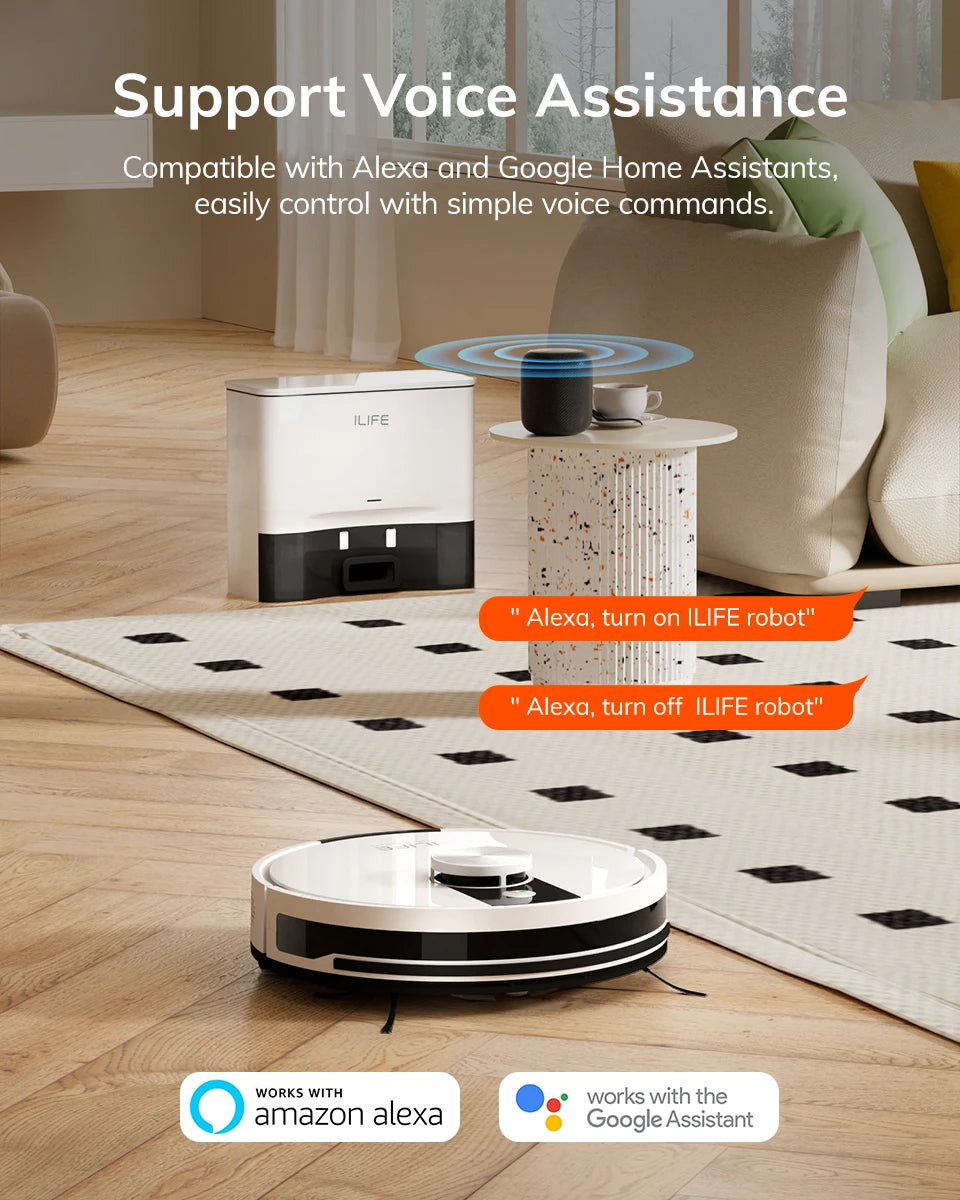 ILIFE A12 Pro Robot Vacuum and Mop Combo,LIDAR Navigation, self collection dust, 3000Pa suction, app/remote control Magic Electronics Sdcb8e39861314af98f05d8b7edf1efd5T