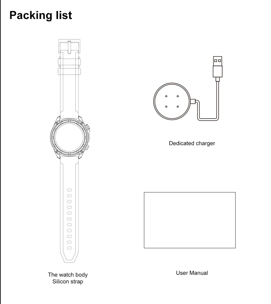 2026 New T-REX Pro Dual-Band AGPS Smartwatch Built-in Offline Map 10ATM Waterproof 30-Days Battery Compass Men Militray Watches - Magic Electronics