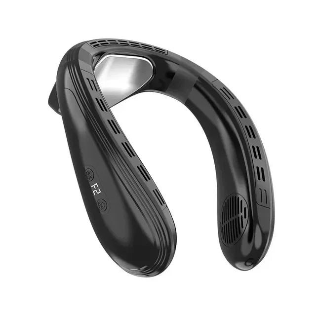 View details for New Neck Air Conditioner Portable Neck Fan Rechargeable Semiconductor Cooling Bladeless Fan Outdoor Personal Fan Wearable New Neck Air Conditioner Portable Neck Fan Rechargeable Semiconductor Cooling Bladeless Fan Outdoor Personal Fan Wea
