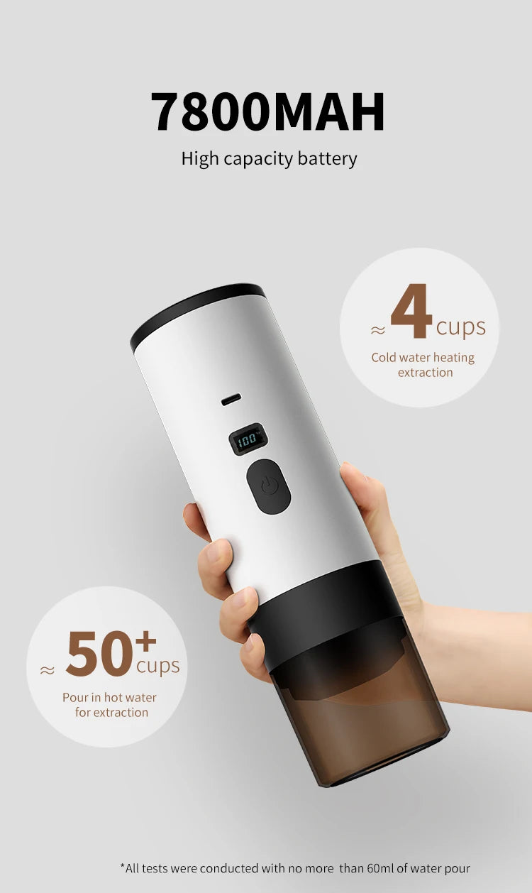 Portable Wireless Charging Coffee Machine 15BAR Multi-function 3 in 1 Fully Automatic Heating Overflow Capsule Coffee Machine Magic Electronics Sdecc7ac110a54c06923e7bb1e083f3ccl