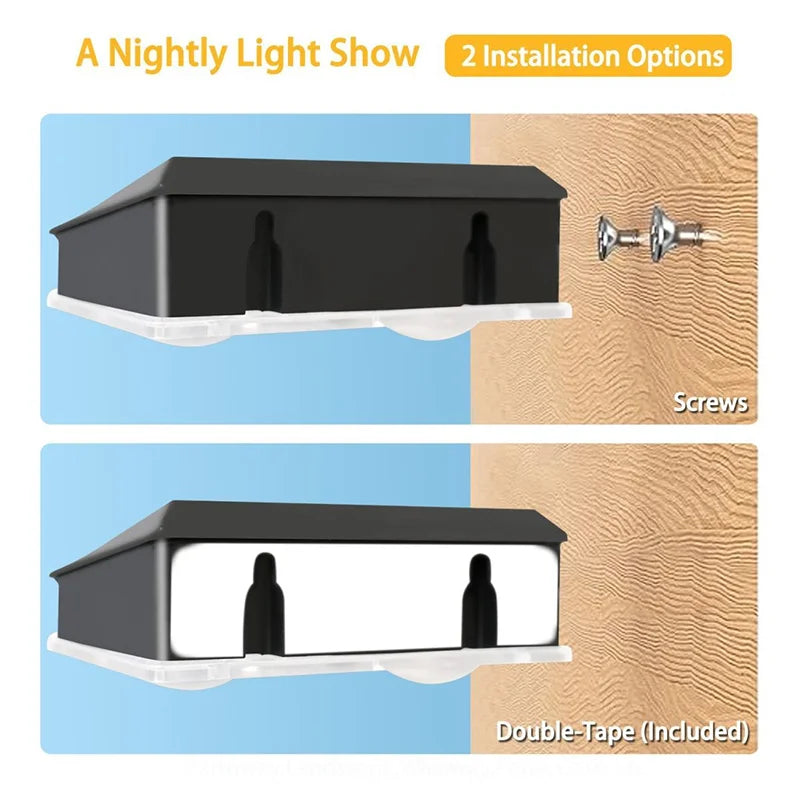 Solar LED Light Outdoor Waterproof Garden Decor Solar Powered Lamp Super Bright Villa Door Number Balcony Sunlight Wall Lighting - Magic Electronics