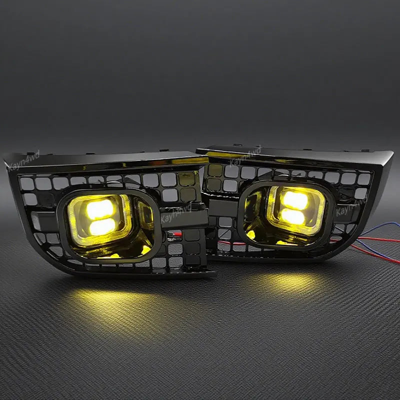 Off Road 4x4 Urban Style Front Square DRL Intake LED Fog Light Daytime Running Lamp For 2020-2025 Land Rover Defender 90 110 130 Yellow Light Magic Electronics Se0c583dc539b4a91b79efef8d1e16200g Yellow Light