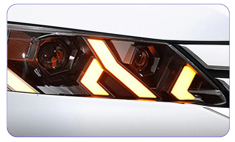 Car Headlight Assembly For Honda Accord 9th 2013-2015 Upgrade LED Lamborghini Style Projector Lens Car Tool Accessories - Magic Electronics
