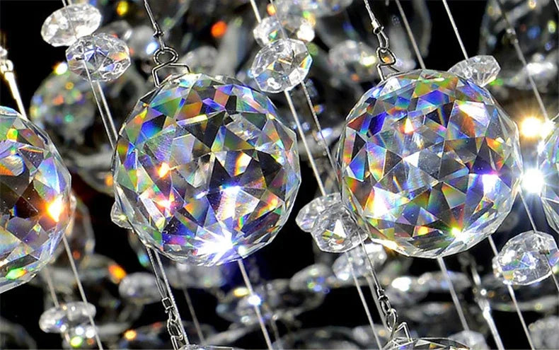 Round K9 Crystal Ball Led Ceiling Chandelier Pendant Lamp for Living Dining Room Cristal Lustre Bedroom Home Decor Light Fixture Magic Electronics Se158161916df42e896c2f019b37bcfbdy