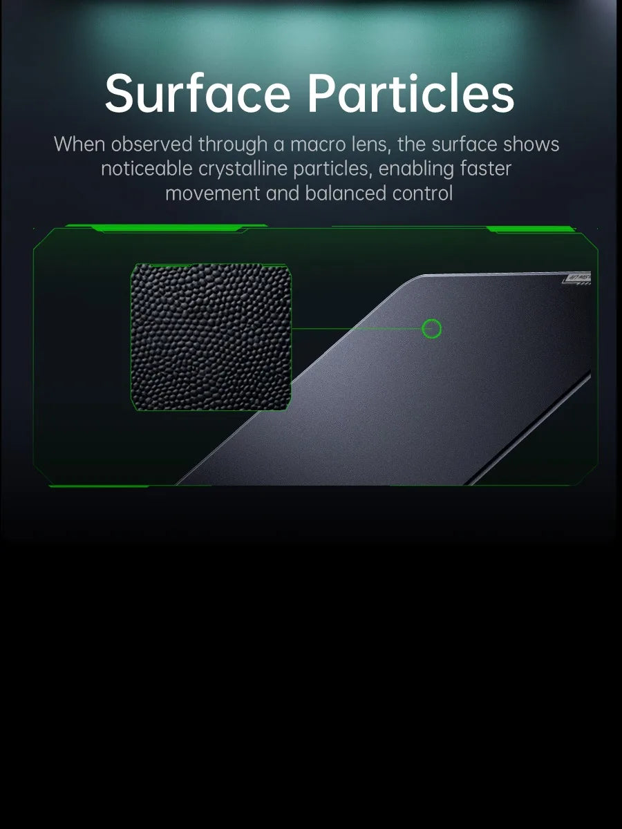 LLANO Tempered Glass Gaming Mouse Pad Game FPS High Speed Smooth CSGO Waterproof and Sweat-proof Table Mat Games Dorm Gifts espo Magic Electronics Se1f97c4a79914de1a2d9371b0134a6e0A