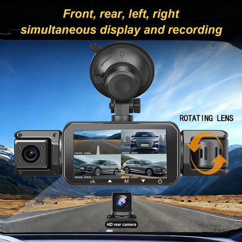 360° dashcam car camera recording wifi wireless webcam way video recorder 1080P 24 Parking 4 Channel Car black box Magic Electronics Se27af063a62542b7a6a2987fa0947516D