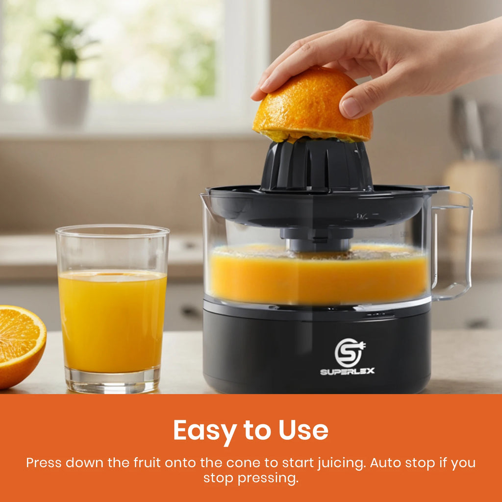 SUPERLEX Electric Citrus Juicer 500ML Large Capacity Electric Squeezer Higher Juice Yield Fruit Press Machine New For Household Magic Electronics Se28261858bc84f1fa889409549e635020
