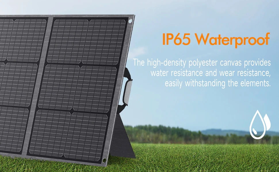 200W Portable Solar Panel IP65 Waterproof Foldable Solar Panel Power Backup Solar Charger for Power Station RV Camping Off Grid Magic Electronics Se28e96979f514fb3a6cc9658878415ba8