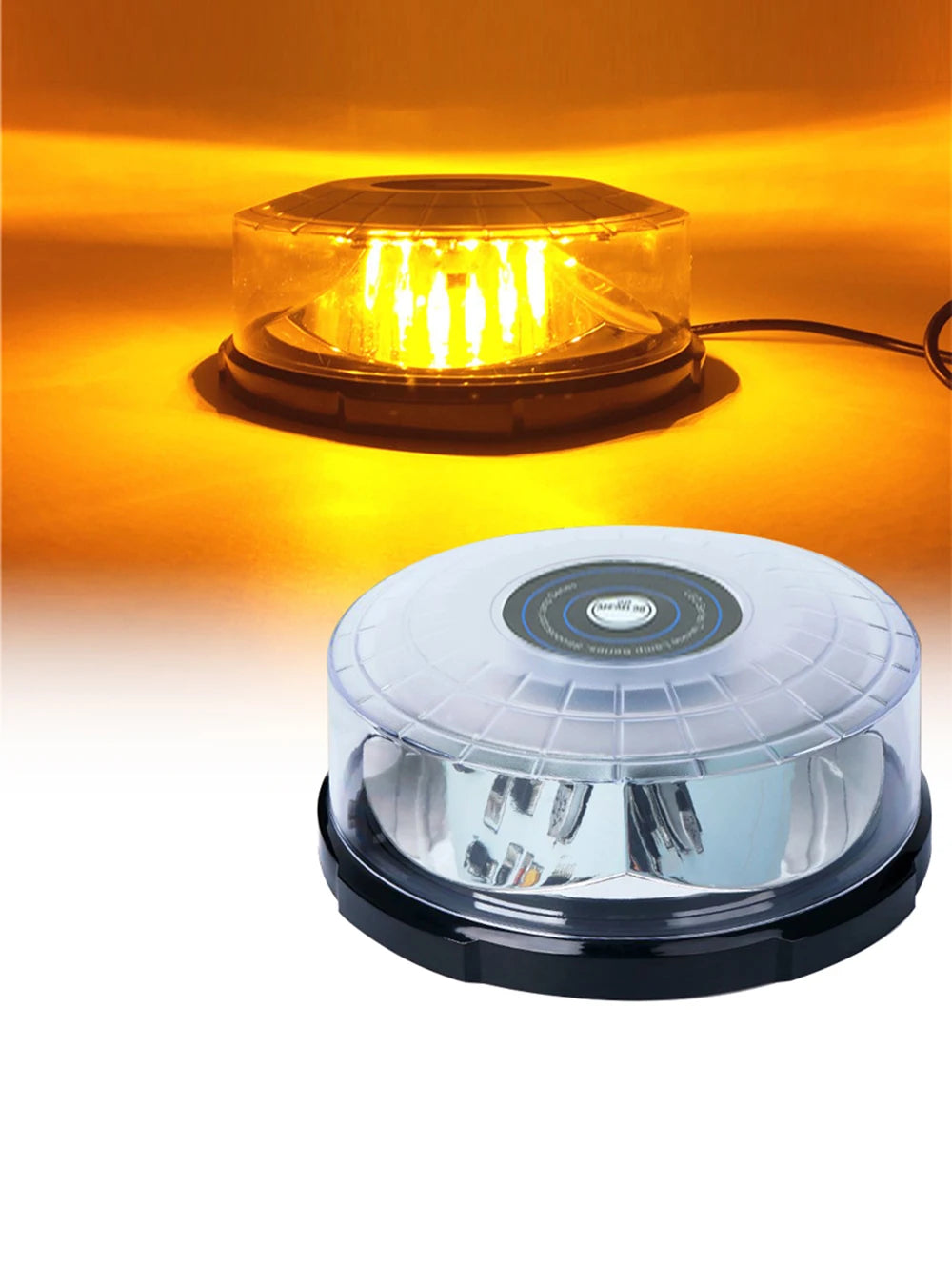Amber LED Strobe Light Beacon Vehicle Car Roof Top Hazard Warning Flash Emergency Lights Rotating Flashing Safety Signal Lamp Magic Electronics Se34cb5b176fc4da69a2381a4b57a11fdt