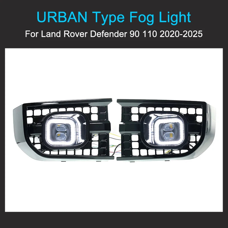 URBAN Type Fog Light for Land Rover Defender 90 110 130 2020-2025 Fog Light Daytime Running Light Exterior Accessories white light Magic Electronics Se3cafc7819d64f64a027b38de2848fc69 white light