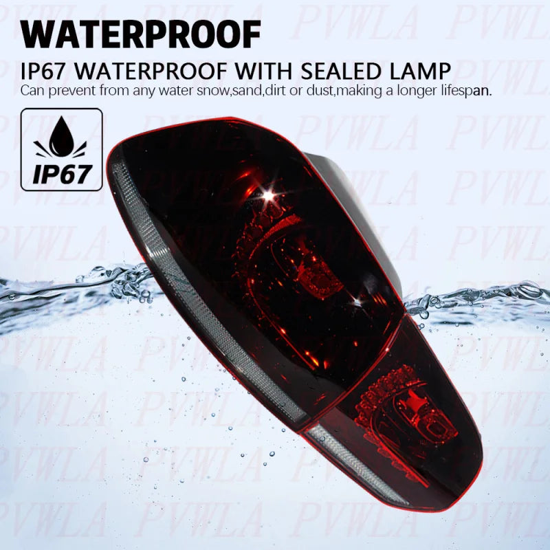 LED Tail Light For Golf 6 MK6 R20 GTD GTI 2009 2010 2011 2012 2013 1 Set LED Dark Red Flowing Rear Lamp Brake Light Magic Electronics Se53580471e5449049963a83d4e56f520R