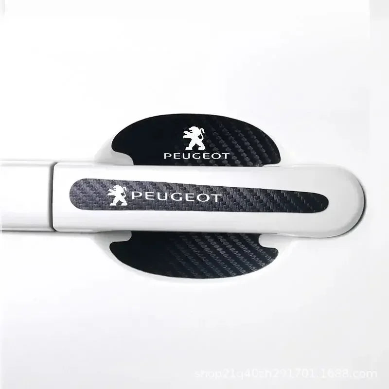 Car Door Handle Bowl Sticker Anti-collision Strip Decals for Peugeot 306 307 308 2008 3008 508 406 407 408 206 207 208XS Rifter Magic Electronics Se53f4709e8b048de83ce3b341dccd446j