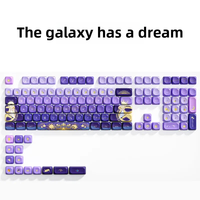 aula f75 keycaps keycap set for mechanical keyboard key caps кейкапы 68/75/81/87/98 purple blue pink XH-125 Keycaps Magic Electronics Se56c957f85534fbd8f8815d16652e479B XH-125 Keycaps