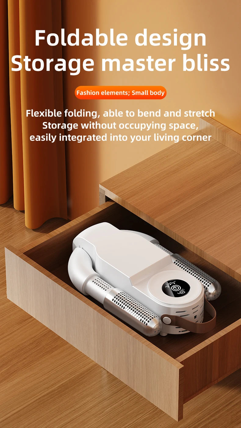 HOMEFISH Intelligent Shoe Dryer Quick Drying Deodorizing Sterilizing Adjustable Timer Household Shoe Warmer And Heater - Magic Electronics