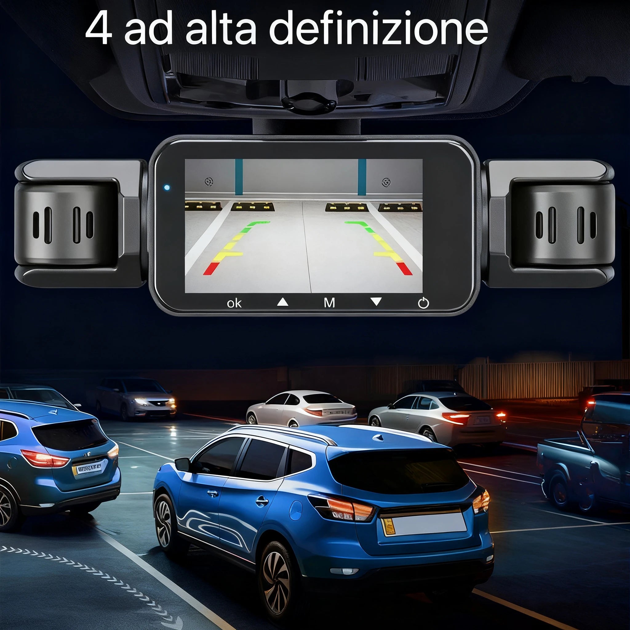 360° dashcam car camera recording wifi wireless webcam way video recorder 1080P 24 Parking 4 Channel Car black box Magic Electronics Se667e2e75e024b7e93b3c224402249e45