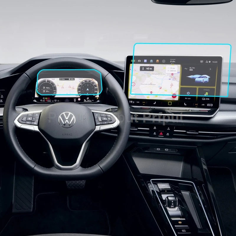 Tempered glass screen protector film For Volkswagen VW Golf 8.5 MK8.5 Variant 2024 2025 12.9 inch Car infotainment radio GPS 1 set Magic Electronics Se6d52a7e31b74c0e8452260b176aacabY 1 set