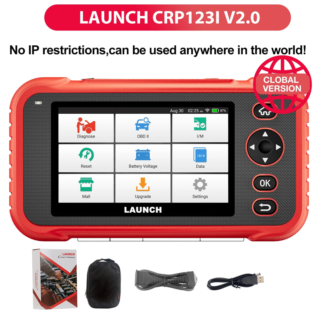2025 LAUNCH OBD2 Scanner CRP123I V3.0 ,New add CAN FD,DOIP, Lifetime Free Update 4 system Diagnostics Tool with 7 Resets CRP123I V2.0 Lifetime free update Magic Electronics Se76fa33806384977bcb6818ae4514ecb6 CRP123I V2.0 Lifetime free update