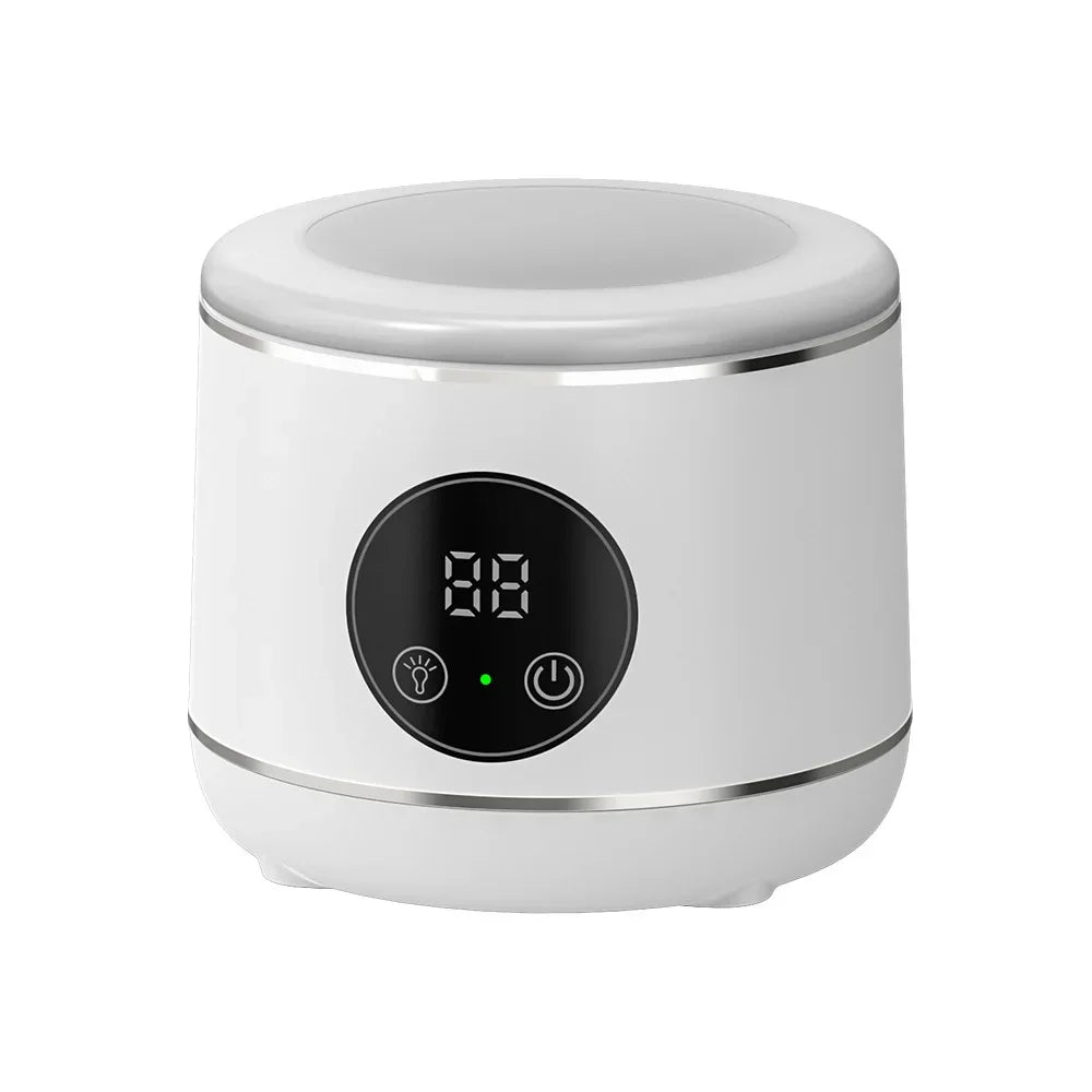 Household Ultrasonic Cleaning Machine Ultrasonic Cleaner with UV Lamp for Jewelry Dentures and Knives Forks WHITE Magic Electronics Se8576a44d4f94501ba922e5dd4cba0a0Q WHITE