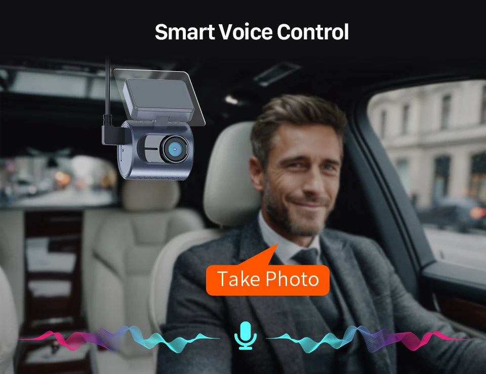 2K KAWA MINI 3 Pro Cameras for Car DVR Tiny Dash Cam 24 Parking Auto Video Recorder WiFi APP Voice Control Car dashcam - Magic Electronics
