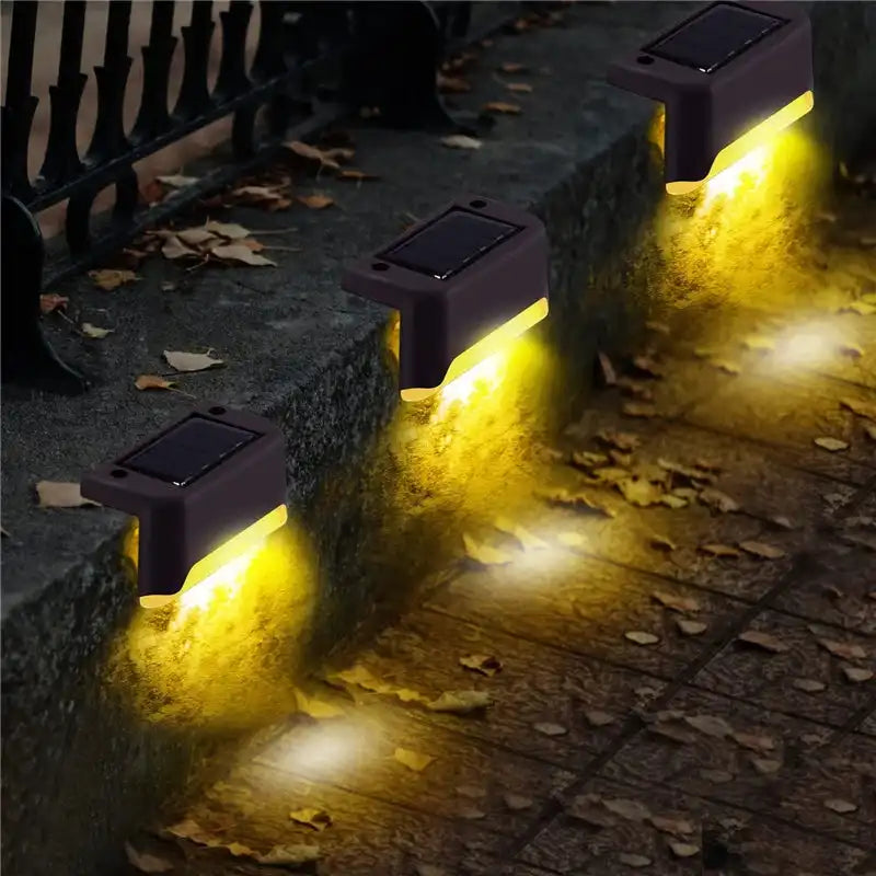 1-24PCS IP65 Waterproof Solar Garden Light Outdoor LED Solar Power Deck Lamps for Railing Stairs Step Fence Yard Patio Pathway - Magic Electronics