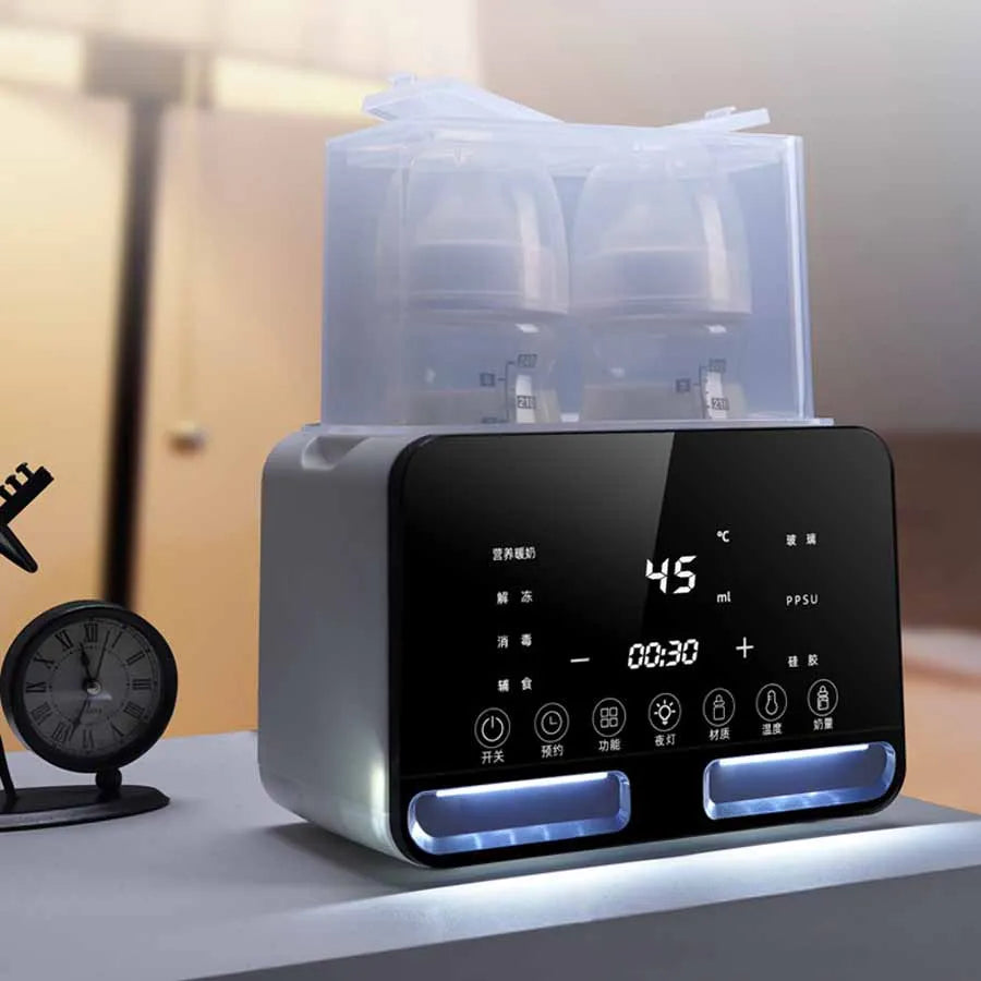 Baby Bottle Warmer Multifunction Sterilizer Accurate Temperature Control Fast Milk Bottle Warmers with Timer Newborn Accessories Magic Electronics Se95a4069739149f1a037ca46e0f1666be