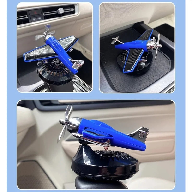 Car Indoor Air Freshener Helicopter Aromatherapy Perfume Solar Aircraft 360 Degree Rotating Aromatherapy Automobile Perfume Magic Electronics Se97a61b7951543eb9d19fc83a27a0ba9z