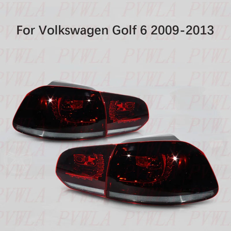 LED Tail Light For Golf 6 MK6 R20 GTD GTI 2009 2010 2011 2012 2013 1 Set LED Dark Red Flowing Rear Lamp Brake Light Magic Electronics Se99584f3468e4d098b9900945cdcd08dc