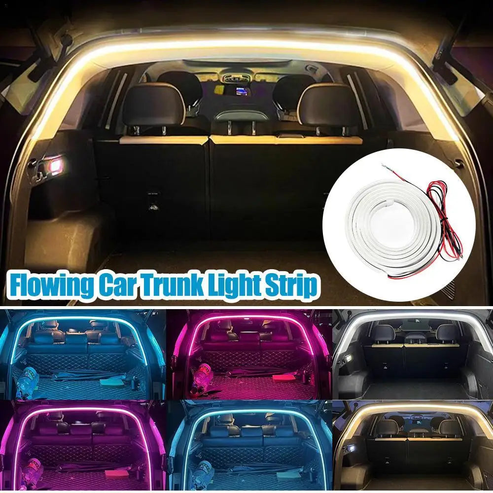 Sensor Tail Box Light Strip Ultra-Bright Car Trunk LED Car Interior Decorative Lamp Strip Automatic Atmosphere Light - Magic Electronics