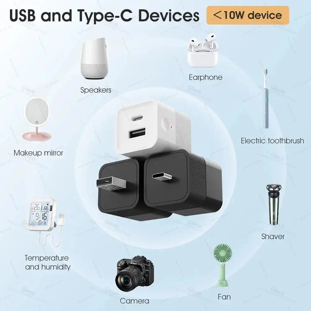 Zigbee Micro USB Adaptor Switch 5V Mini TYPE-C USB Power Adaptor Signal Repeater Plug Home Automation For Smart Life TUYA Z2M - Magic Electronics