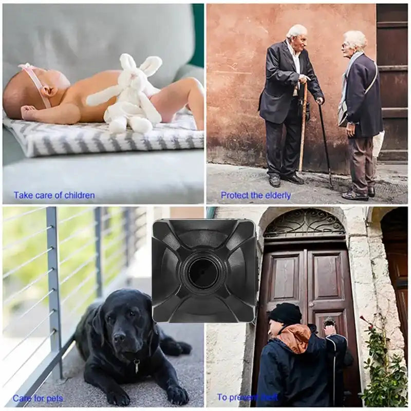 Mini Wireless Camera WiFi Home Connected Mobile Remote HD Motion Detection Long Battery Life Monitor Night Vision Home Safety - Magic Electronics