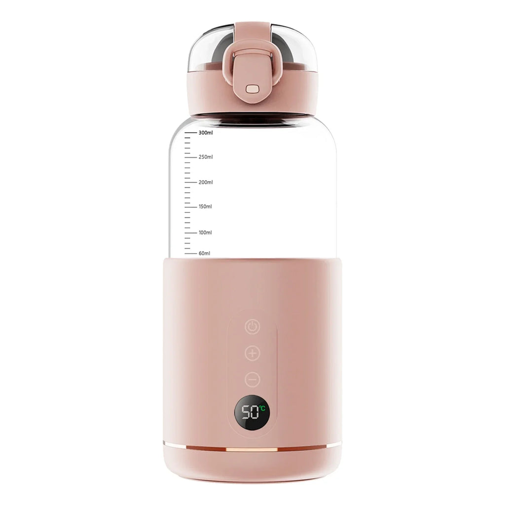 Portable Electric Baby Bottle Warmer USB Charge 300ML Outdoor Dissolve Formula Milk Instant Travel Portable Water Warmer Heater Pink USB Magic Electronics Seca61c08da474864b895d571d93b47c56 Pink USB