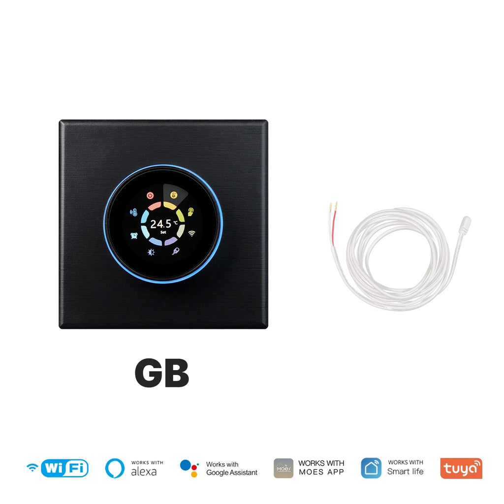 WiFi Smart Home Heating Knob Thermostat Temperature Controller For Water Gas Boiler Electric Heating Works with Alexa GoogleHome - Magic Electronics