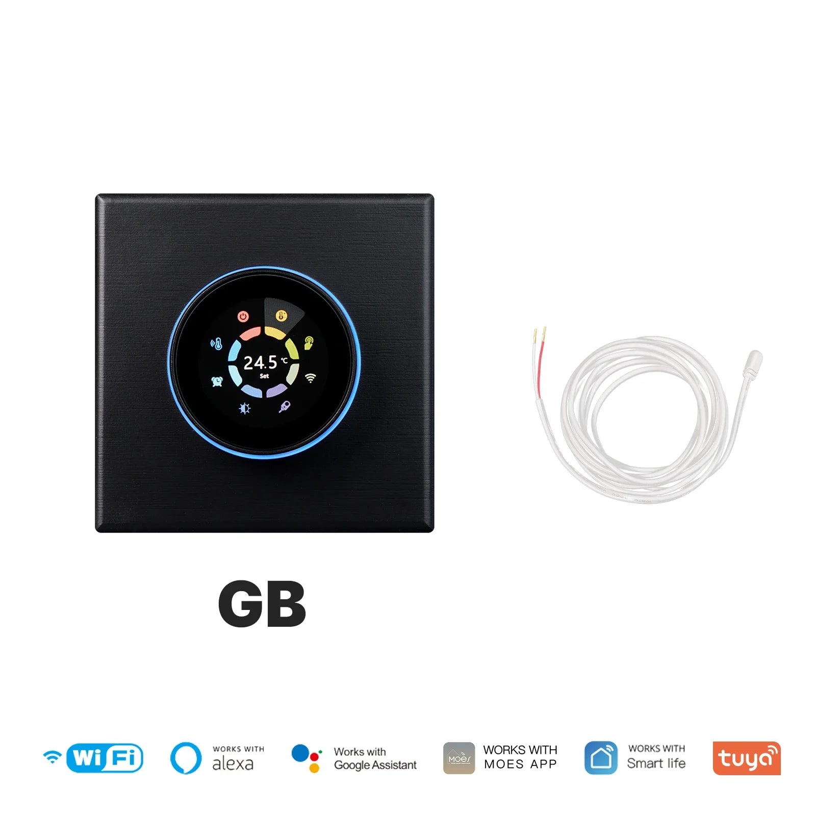 WiFi Smart Home Heating Knob Thermostat Temperature Controller For Water Gas Boiler Electric Heating Works with Alexa GoogleHome - Magic Electronics