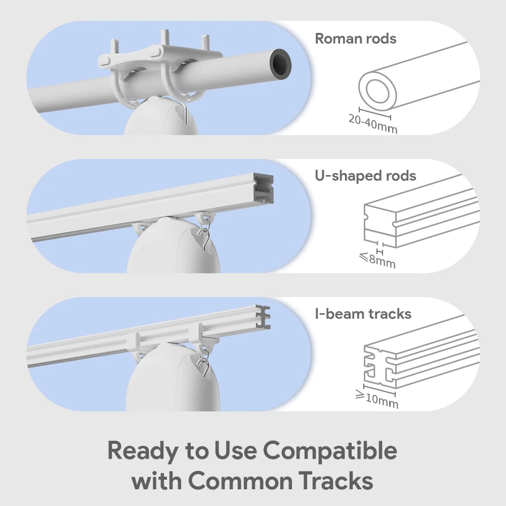 Tuya Smart Curtain Robot Bluetooth/Zigbee Rail Curtain Robot Electric Drive Track Rod Automatic Curtain Opener Voice Control Magic Electronics See09fe9160ae4717ad8af5e2fc504595b
