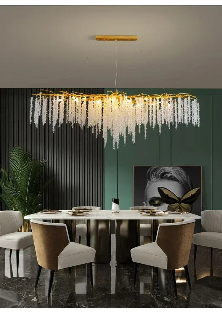 Modern Luxury Gold Branch Tassel Crystal LED Pendant Light Dining Room Living Room Indoor Home Decoration Atmosphere Fixtures Magic Electronics See77f0456516429da8e6ac8ecaa5a78dG