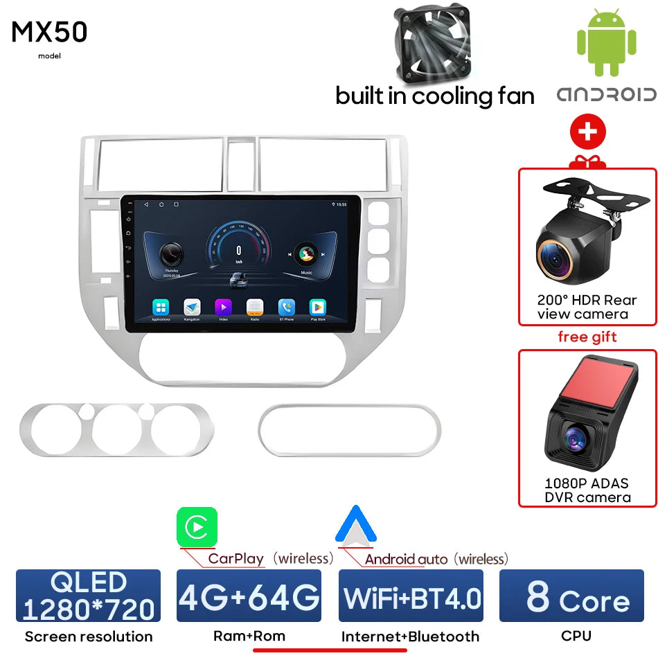 Android 15 For Ford Kuga MK1 2008 - 2012 Car Multimedia Player Carplay Auto Head Unit Radio Video Stereo Navigation GPS 2din GPS 4-64-cam-dvr Magic Electronics See86db4a861246979c4ec25ba3d2f79b9 4-64-cam-dvr