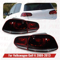 LED Tail Light For Golf 6 MK6 R20 GTD GTI 2009 2010 2011 2012 2013 1 Set LED Dark Red Flowing Rear Lamp Brake Light Default Title Magic Electronics See9211cf0eae460ead2b63c40e212edb4 Default Title