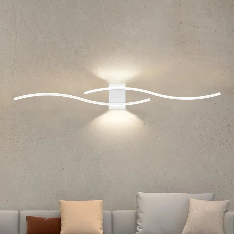 LED Wall Lamp Smart Remote Control Adjustable Color Temperature Brightness Bedroom Living Room Home Upper and Lower Led Lamps - Magic Electronics