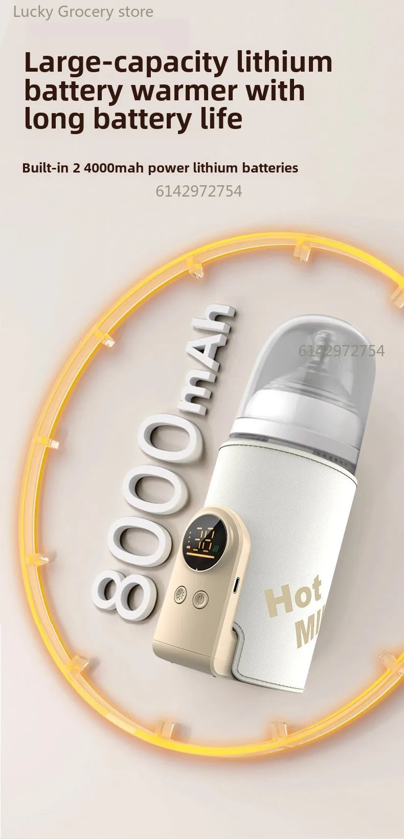 USB Multifunctional High-capacity Baby Feeding Bottle Smart Temperature Control Warmer Screen Newborn Baby Bottle Warmer Sleeve Magic Electronics Sef50d7d6c12a4ba1b0e5ceca14c3332dR