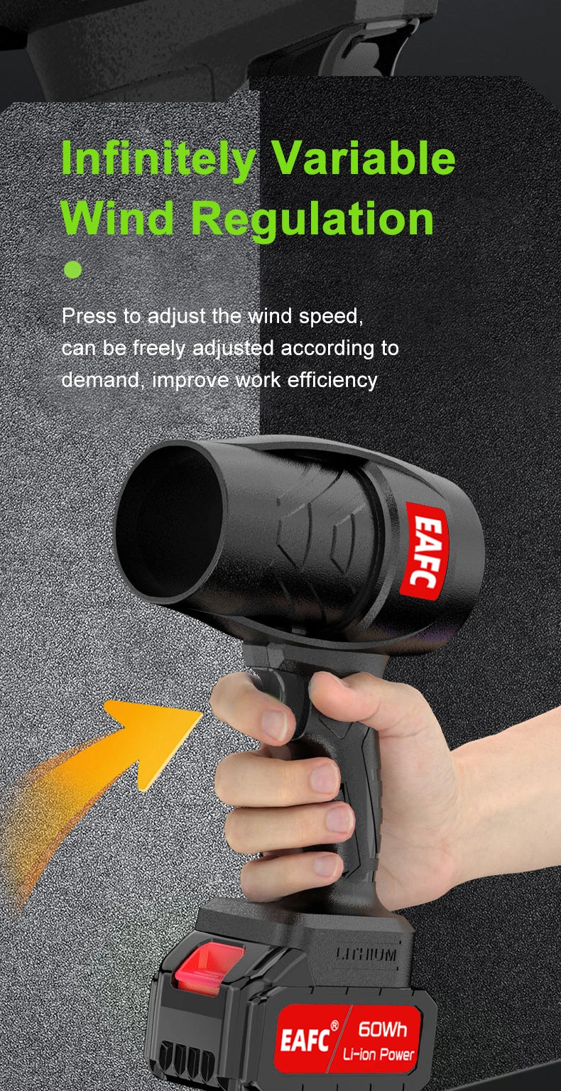 EAFC Turbo Fan Violent Air Gun Thrust Stepless Speed High Power Turbofan Leaf Blower Handheld Jet Fan With 21V Battery Magic Electronics Sefd6396ee8534d7487d89753084b8d8by