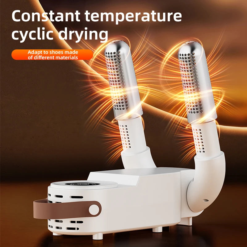 HOMEFISH Intelligent Shoe Dryer Quick Drying Deodorizing Sterilizing Adjustable Timer Household Shoe Warmer And Heater - Magic Electronics